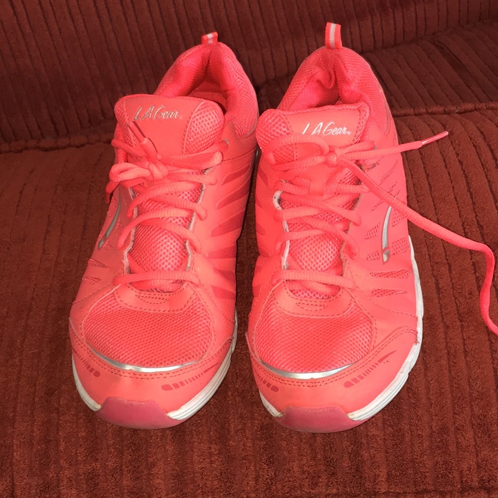 ⚡️ Neon Coral Sneakers
